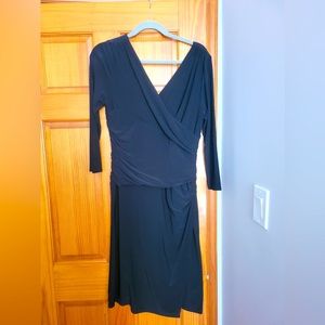 Carmen Marc Valvo dress in black